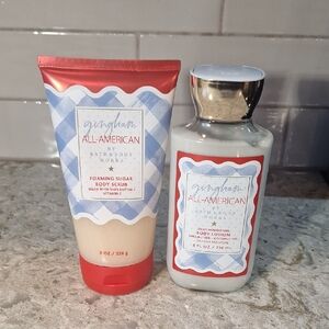 Gingham All-American by Bath & Body Works Lotion & Sugar Scrub